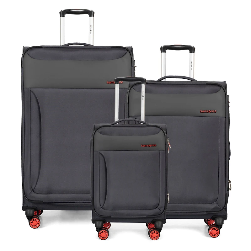 VENTE FINALE - Ensemble de 3 valises souple Profile NXT