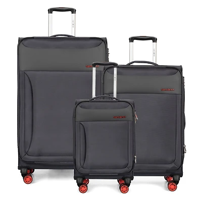 VENTE FINALE - Ensemble de 3 valises souple Profile NXT