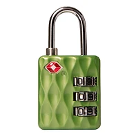 Verrou TSA à cadran vert à 3 chiffres