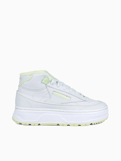 Club C Geo Mid Grey Citrus leather