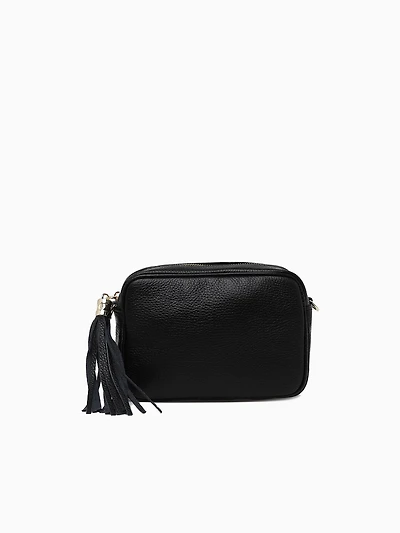 Paris Mosaic Crossbody Black