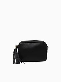 Paris Mosaic Crossbody Black