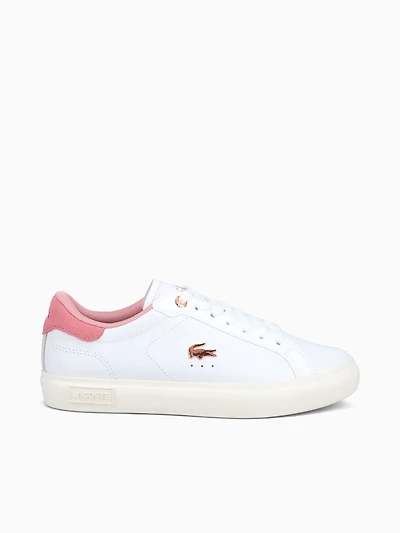 Powercourt 124 3 Wht Lt.pink leather