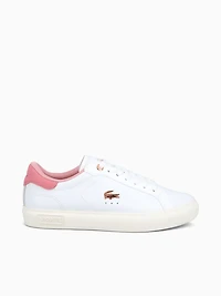 Powercourt 124 3 Wht Lt.pink leather