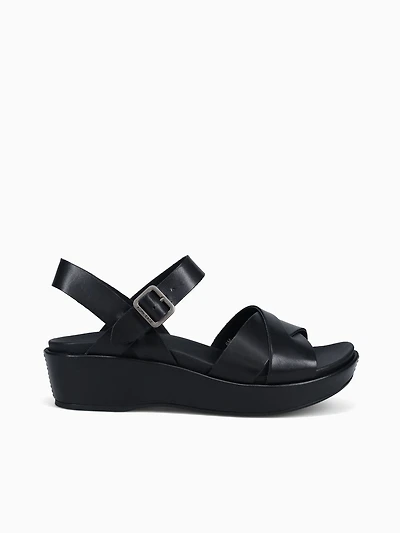Myrna Black Leather