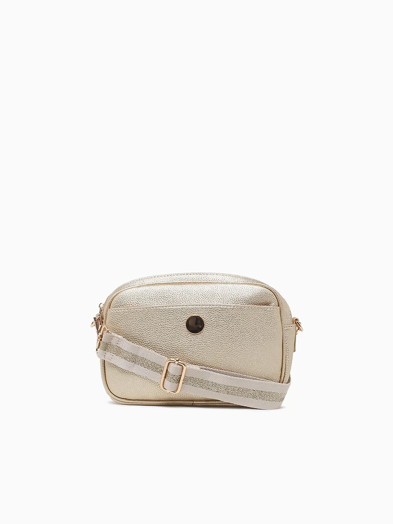 Button Crossbag Gold