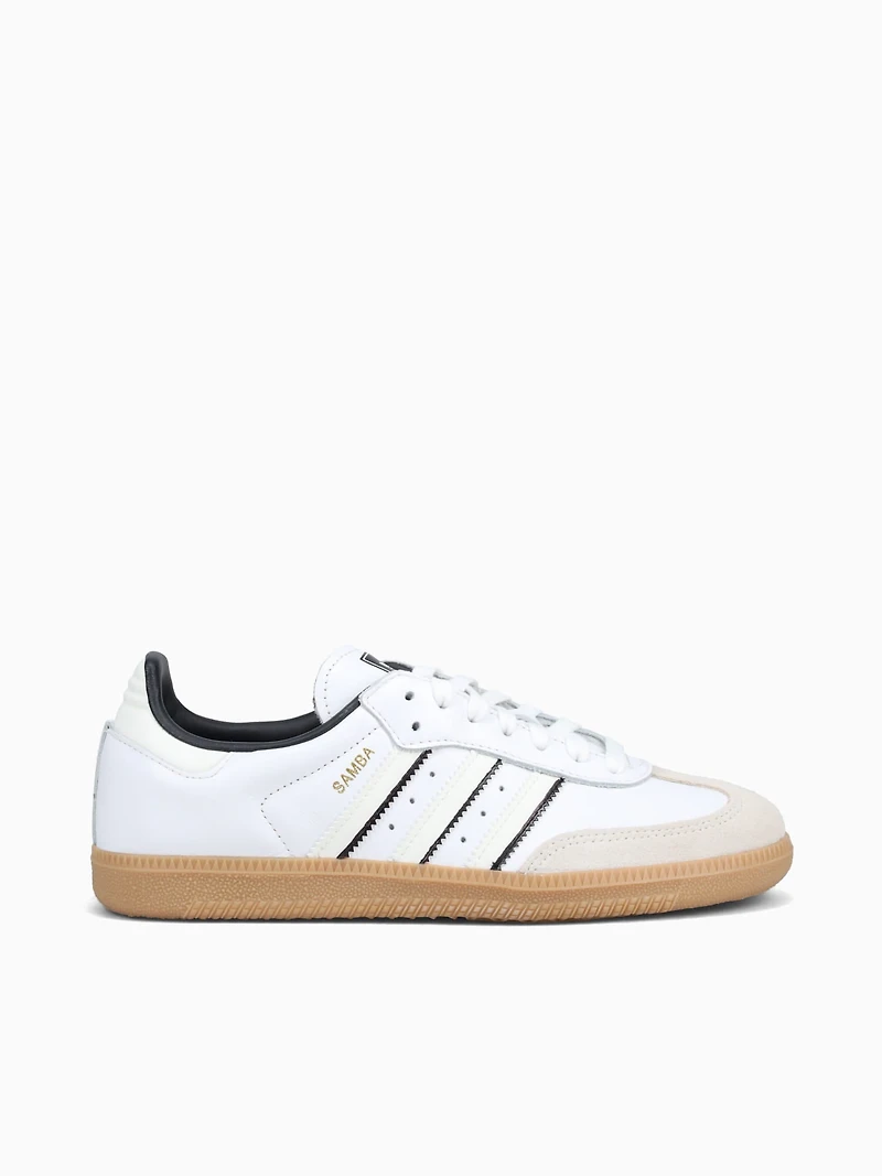 Samba Og White off wht black leather