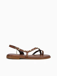 621066 Brown Gold leather