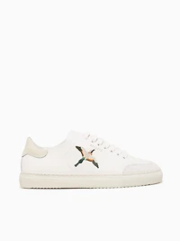 Clean 90 Bee Bird White Beige leather