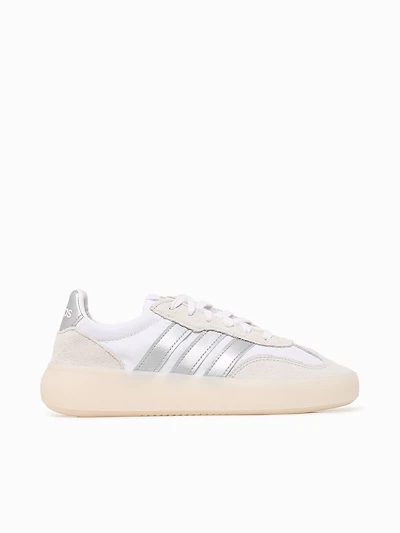 Barreda Decode White Silver leather