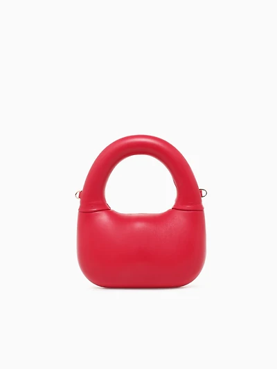 Ava Top Handle Red Patent