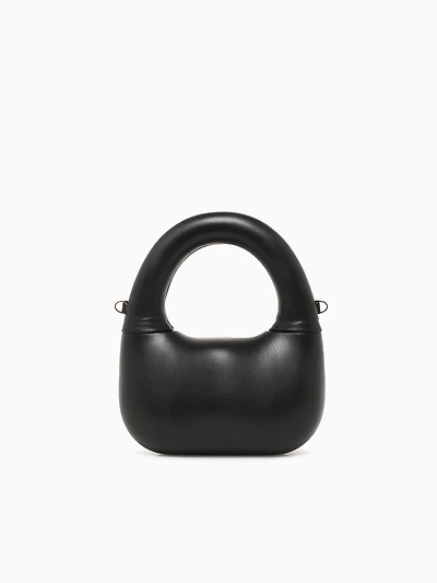 Ava Top Handle Black Patent