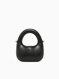 Ava Top Handle Black Patent