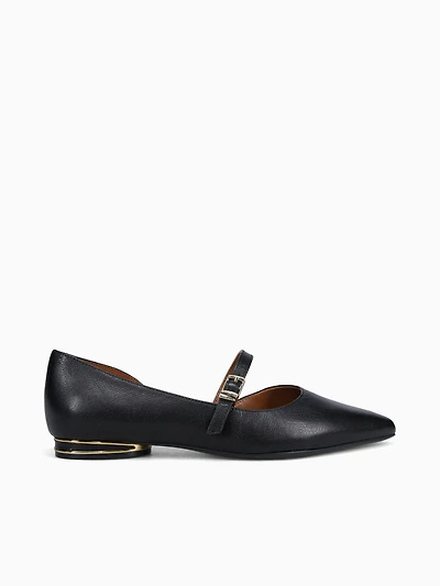 Heather Black Leather