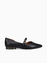 Heather Black Leather