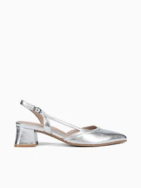 Mila Silver Leather