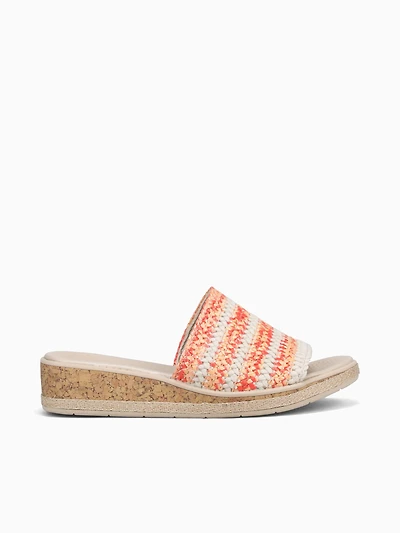 Breezy Coral Tan raffia
