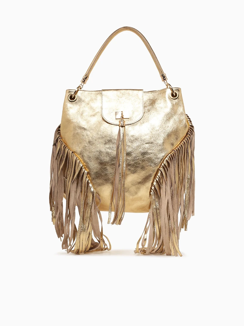 Dorothea Shoulder Bag Gold Laminato