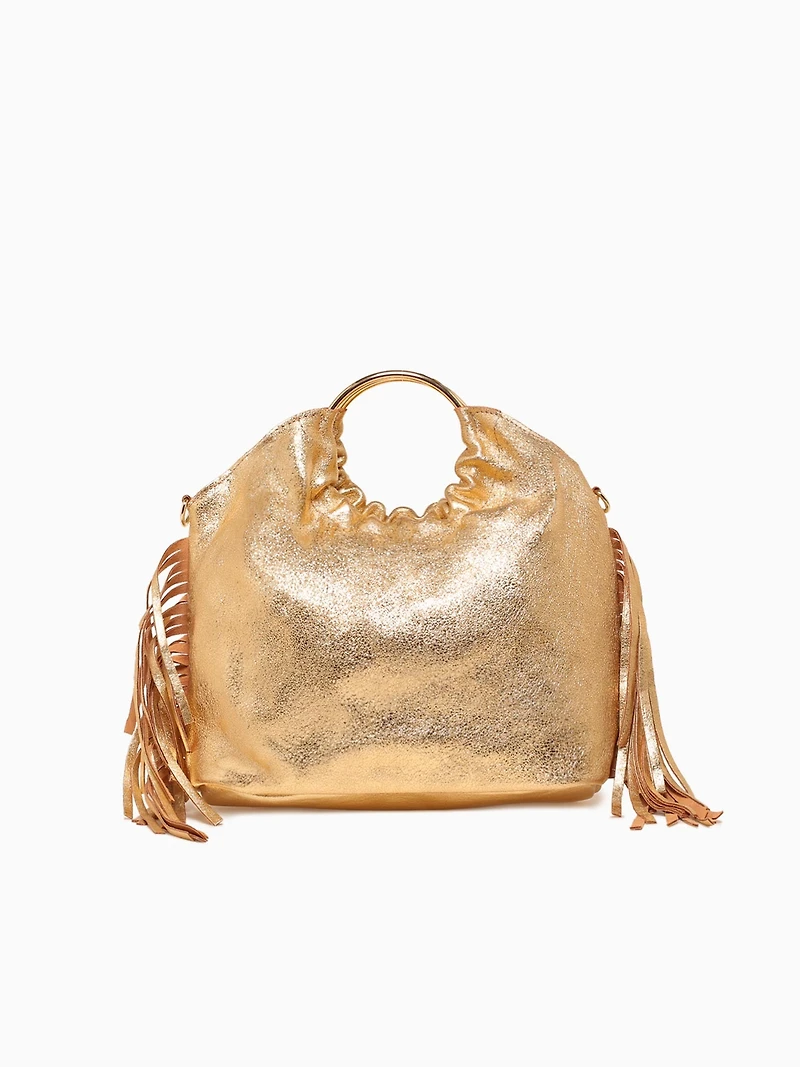 Terry Ring Top Handle Gold