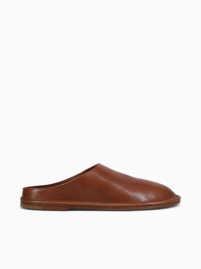 Capalbio Sabot Chocolate Pelle