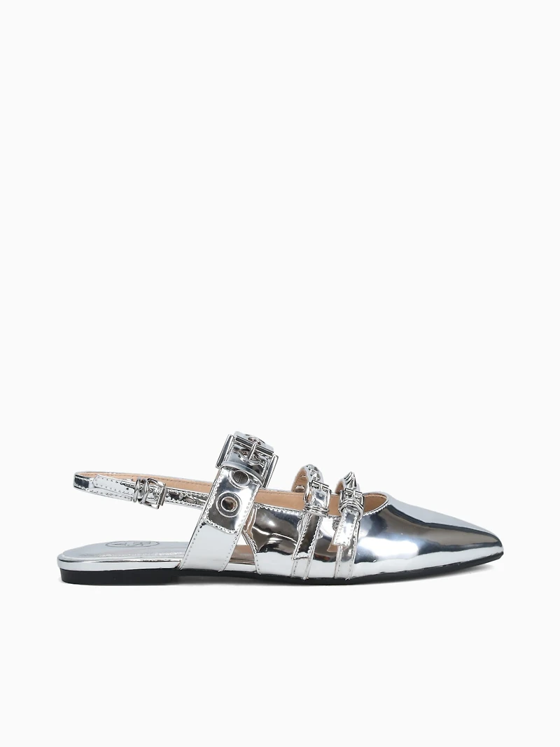 Blondie Silver Mirror Leather