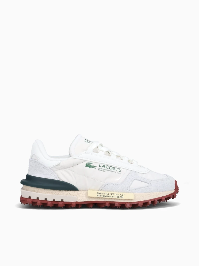 Elite Active Off Wht Dk grn nylon