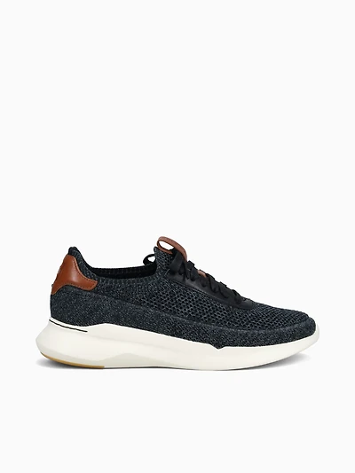 Grand Crosscourt Stitchlite Blk Knit Lea