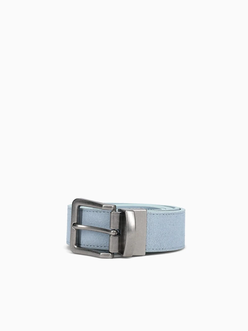 The Belt Lt Blue Suede