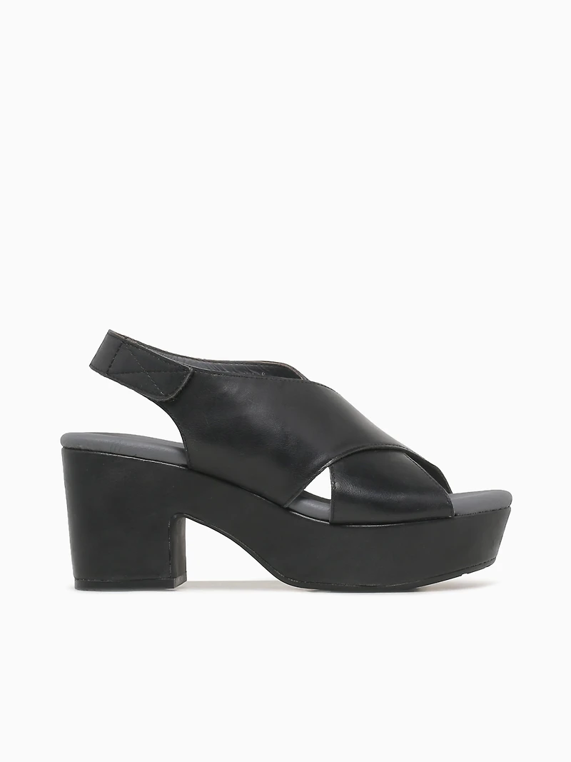 Glendera Black Leather