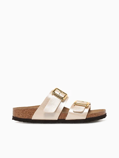 Sydney Luxe Buckle Pearl White