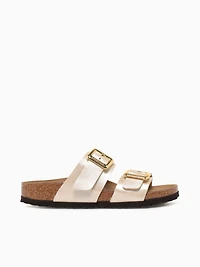 Sydney Luxe Buckle Pearl White