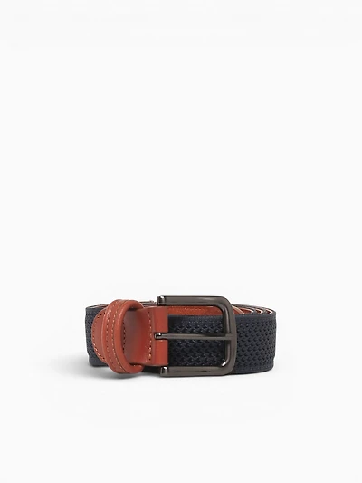Amherst Knit Belt Navy 758082