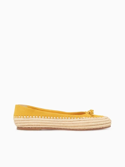 Tina Mustard Kid Suede