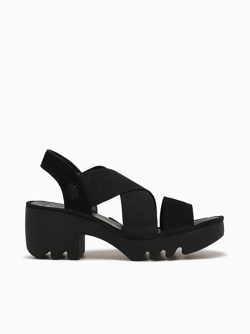Taji502fly Black Leather Mesh
