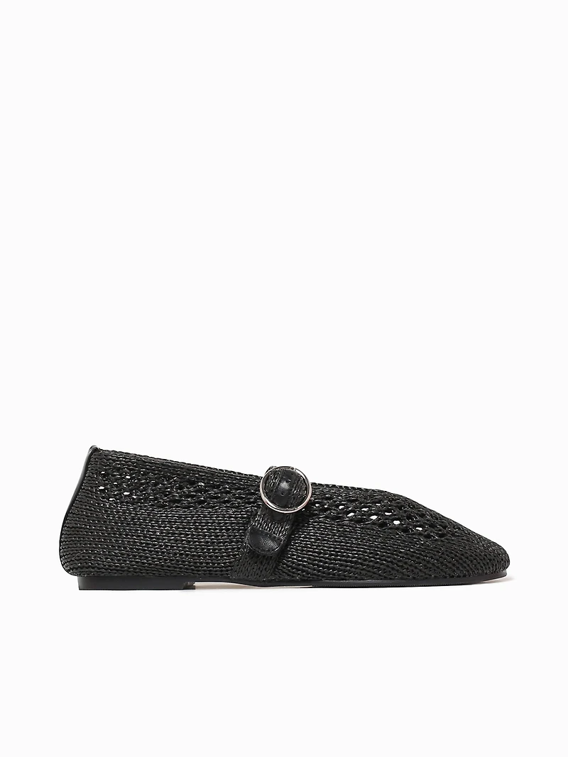 Helene Black Woven
