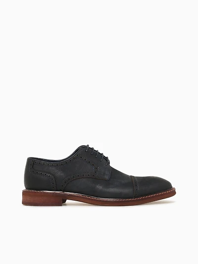 Ciceron Navy Soft Tumbled Nubuck