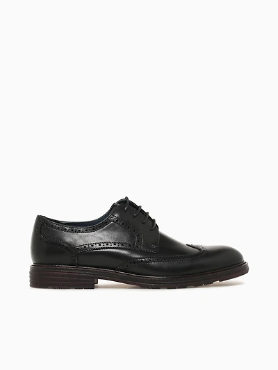 Comodoro Black Brushed Calf Leather