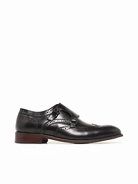 Marcus Black Brushed Calf Leather