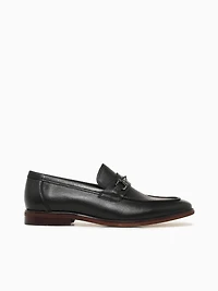 Aurelio Black Soft Tumbled Leather