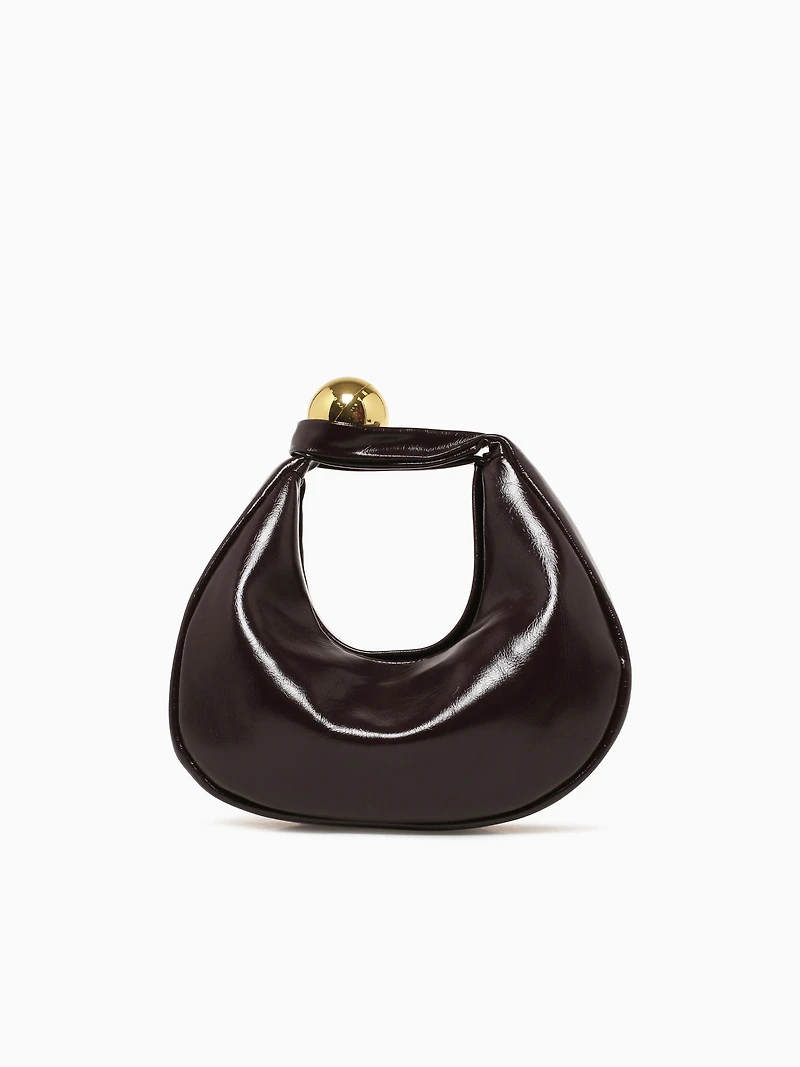 Jewel Top Handle Brown
