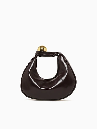 Jewel Top Handle Brown