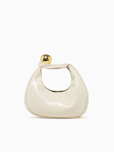 Jewel Top Handle Off White