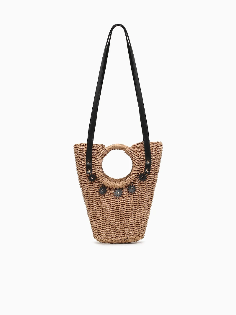 Flora Top Handle Tan