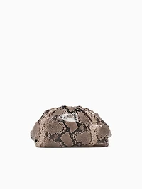 Tb Tila Clutch Snake Print