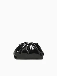 Tb Tila Clutch Black Crinkled Pat