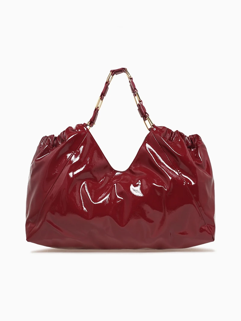 Link Shoulder Bag Wine
