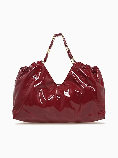 Link Shoulder Bag Wine