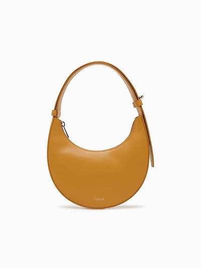 Furla Delizia Mini Shoulder Bag Senape