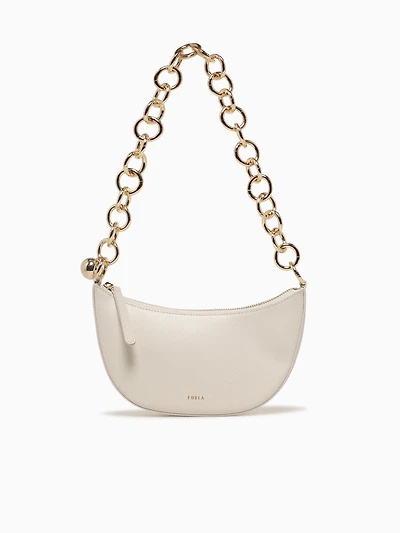 Furla Sfera Mini Shoulder Bag Panna
