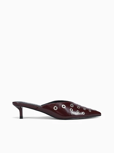 Dillon Burgundy Smooth Leather